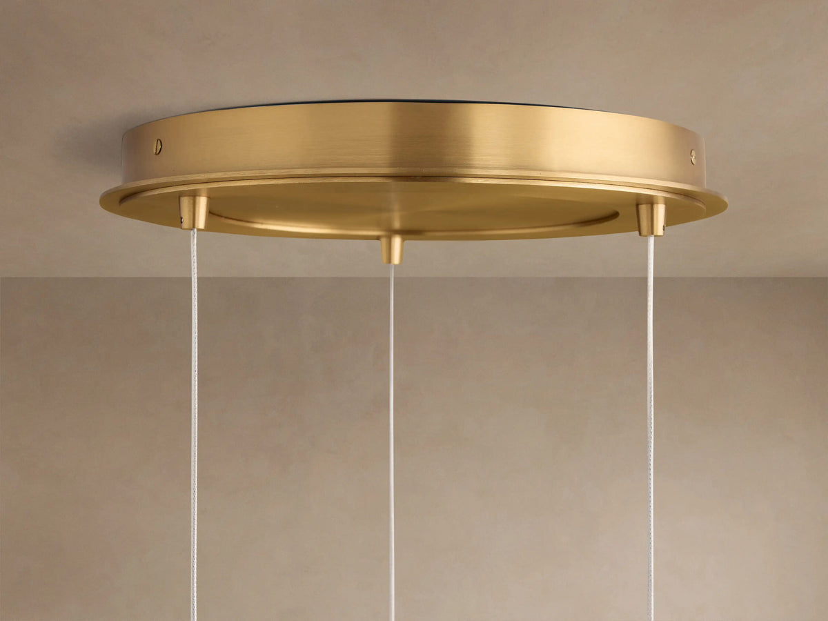 Casen Modern Glass Light Round Chandelier — product view 5