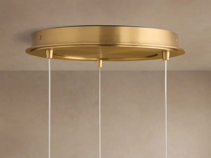 Casen Modern Glass Light Round Chandelier — product view 5