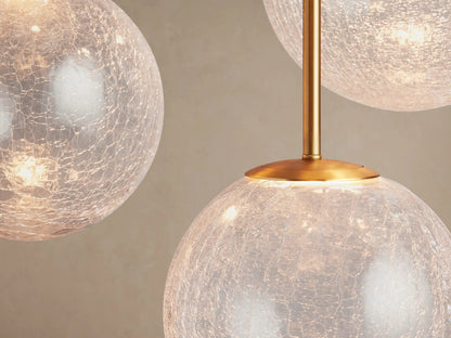 Casen Modern Glass Light Round Chandelier — product view 9