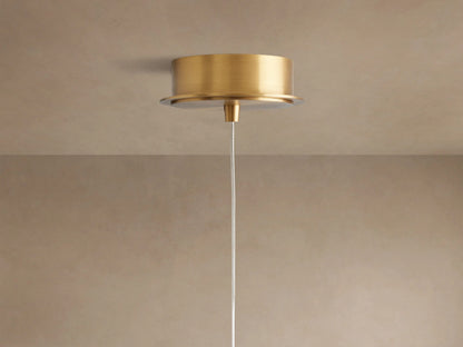 Casen Opal Glass Pendant in Matte Opal — product view 4