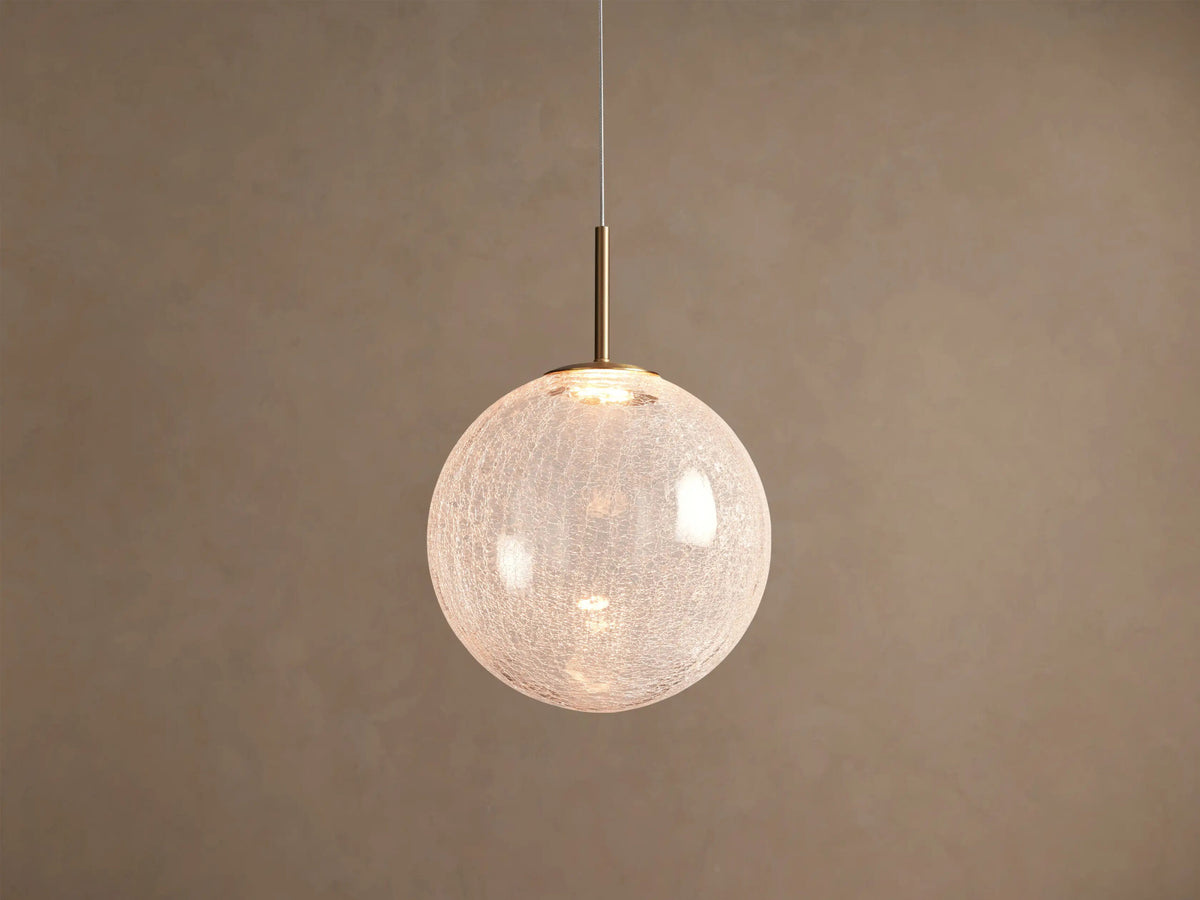 Casen Opal Glass Pendant in Matte Opal — product view 5