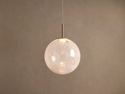 Casen Opal Glass Pendant in Matte Opal — product view 5