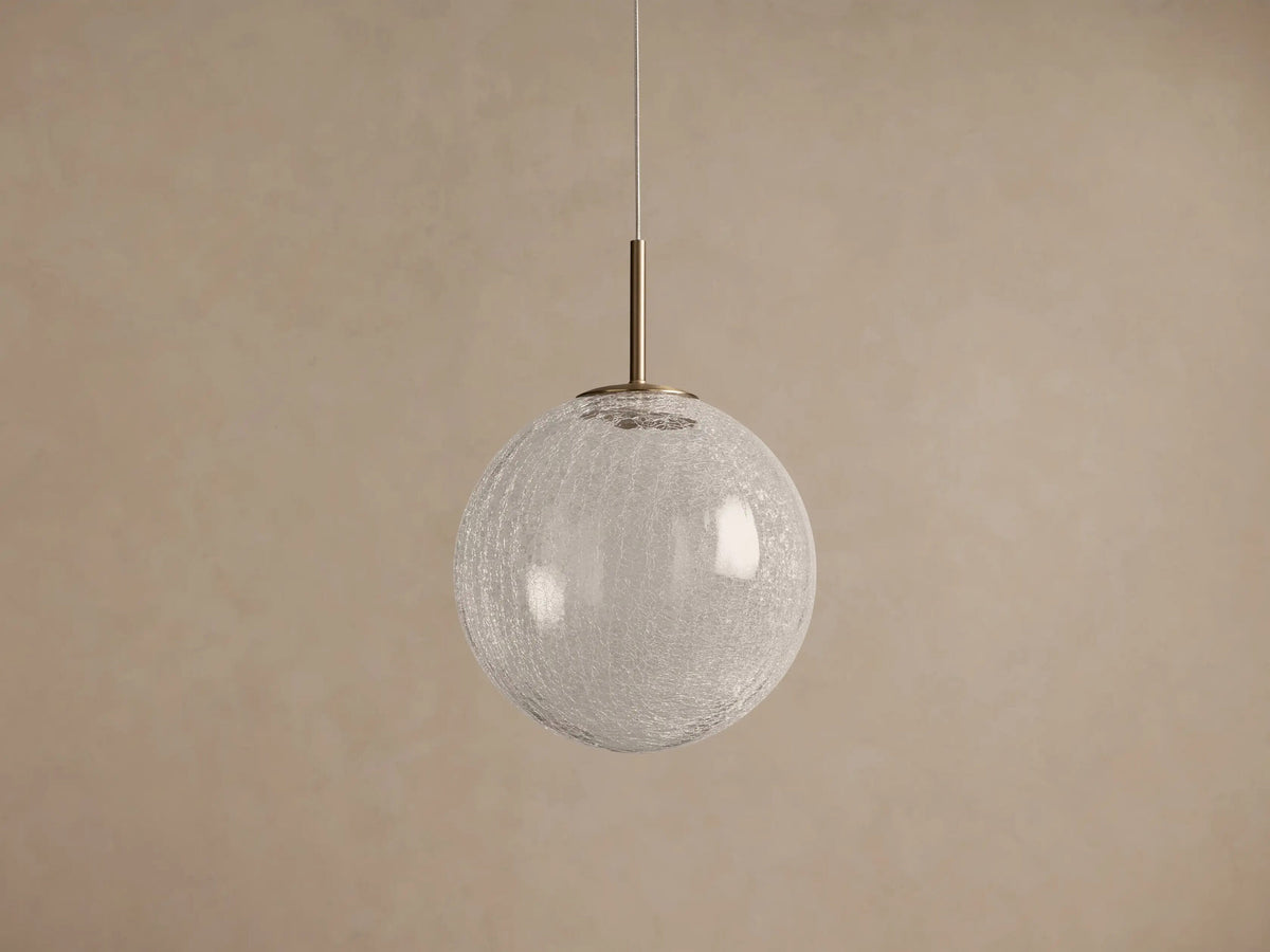 Casen Opal Glass Pendant in Matte Opal — product view 6