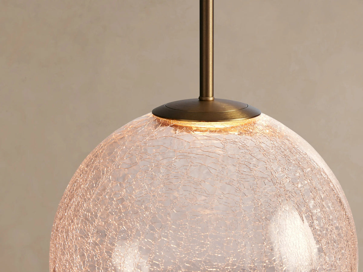 Casen Opal Glass Pendant in Matte Opal — product view 7