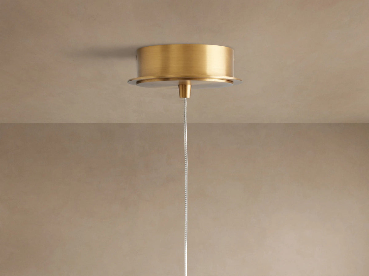 Casen Opal Glass Pendant in Matte Opal — product view 8