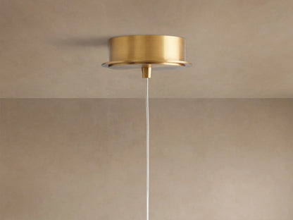 Casen Opal Glass Pendant in Matte Opal — product view 8