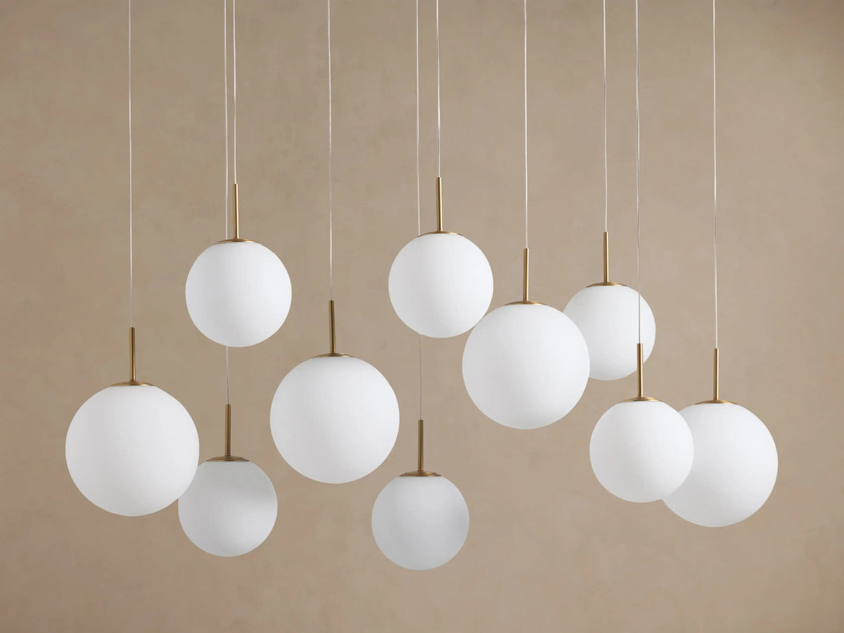 Glass Linear Light Casen 65 Inch Crackle Chandelier — product view 14