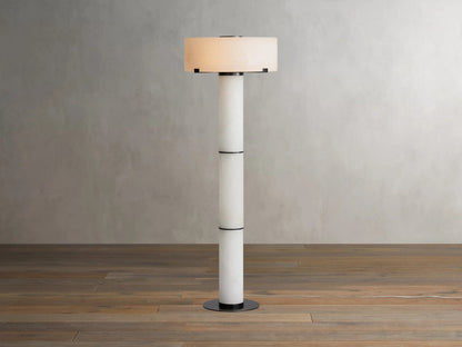 Chayla Alabaster Floor Lamp in Bronze — product view 1