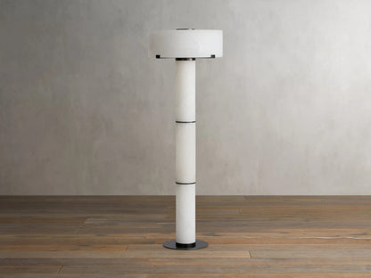 Chayla Alabaster Floor Lamp in Bronze — product view 2
