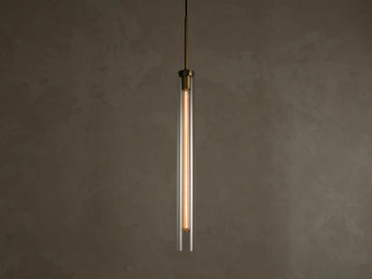 Colleena Fluted Glass Pendant — product view 1
