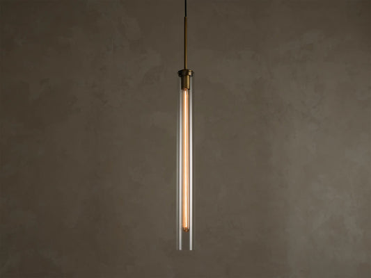 Colleena Fluted Glass Pendant — product view 1