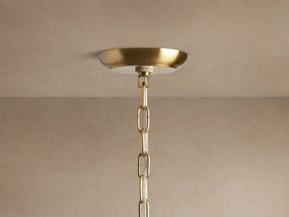 Dandelion 43 Inch Round Silver Crystal Chandelier — product view 4