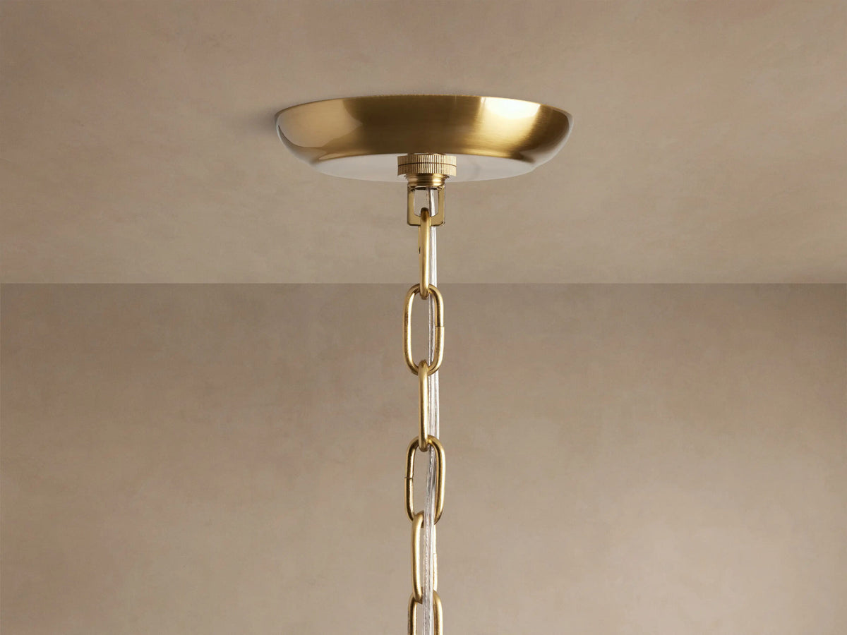 Dandelion Round Crystal Chandelier 30 Inch Silver — product view 8