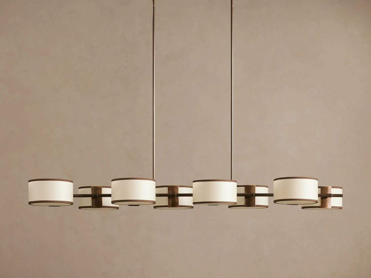 Fabric Chandelier Linear Dining Room Light — product view 10