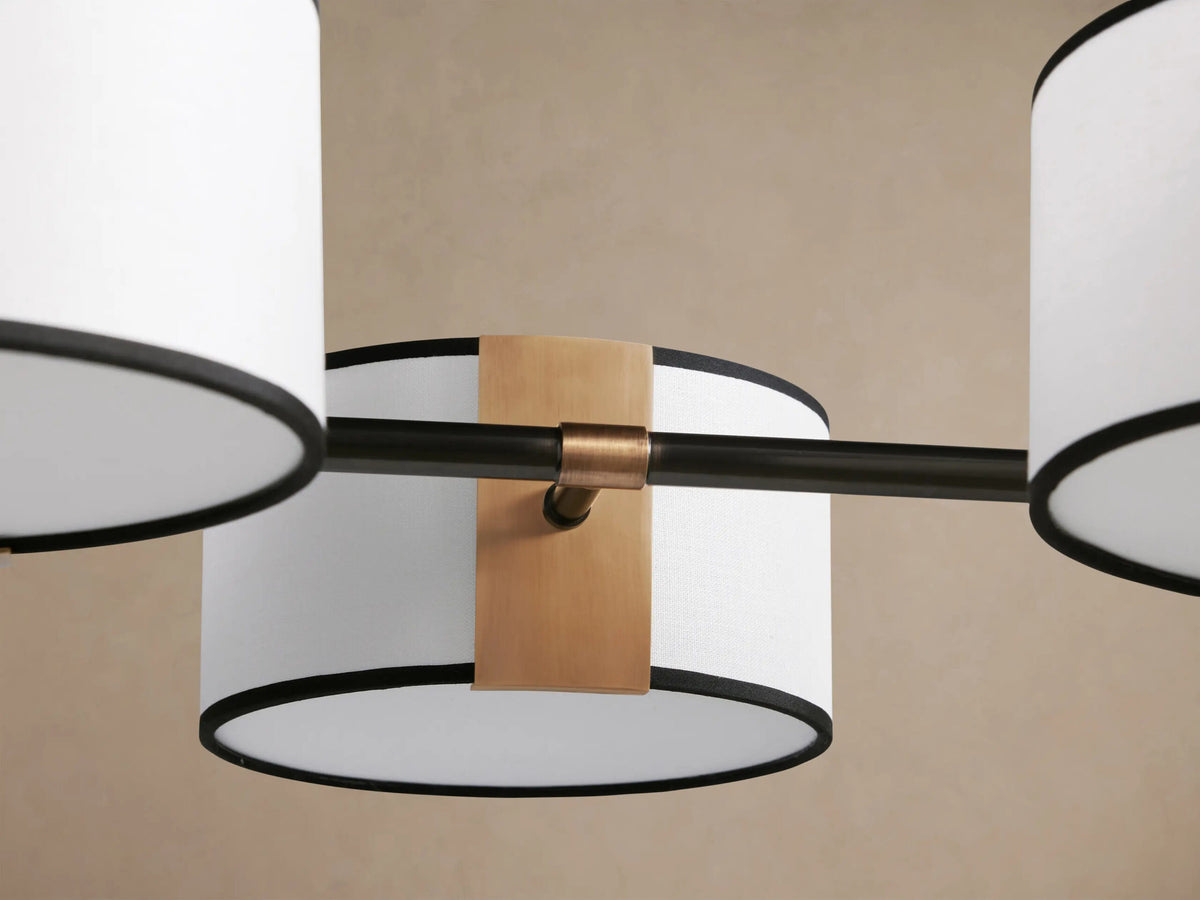 Fabric Chandelier Linear Dining Room Light — product view 3