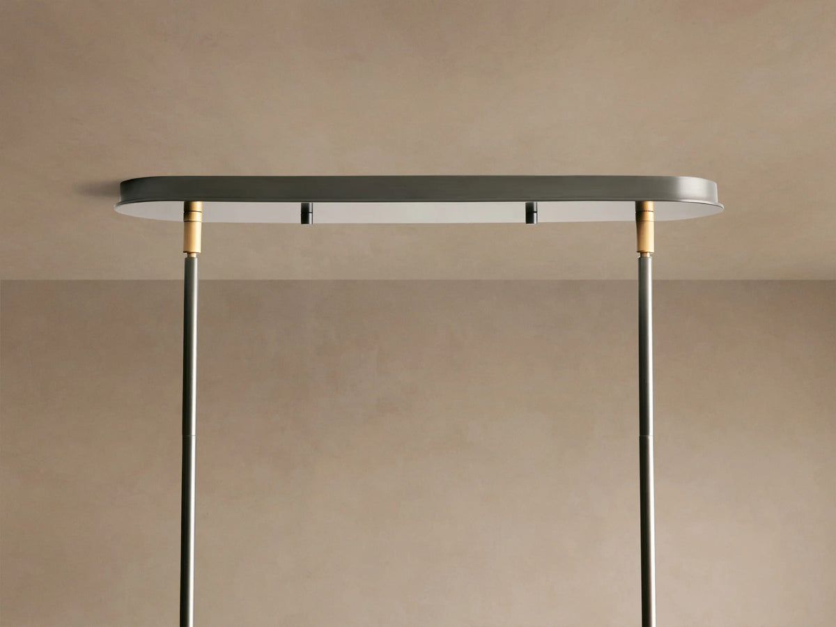 Fabric Chandelier Linear Dining Room Light — product view 4