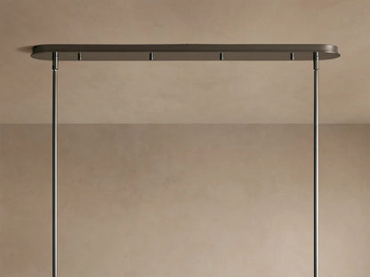 Fabric Chandelier Linear Dining Room Light — product view 8