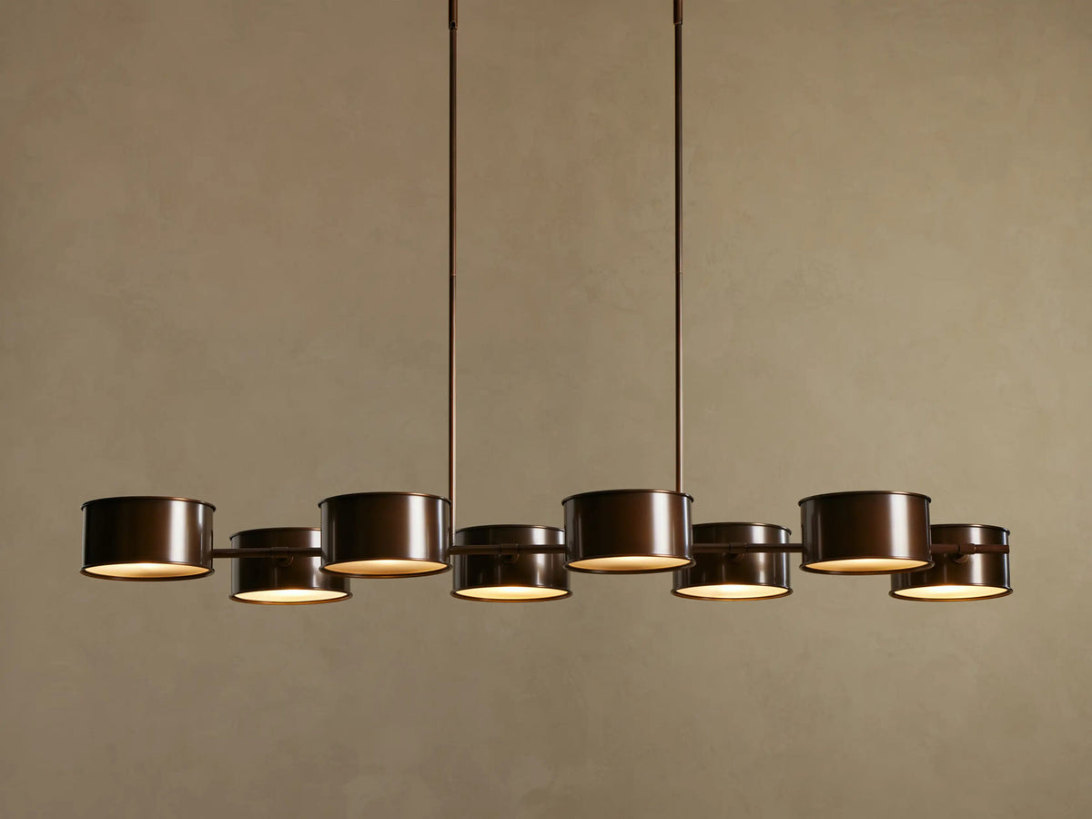 Daphne Linear Metal Light Chandelier — product view 10