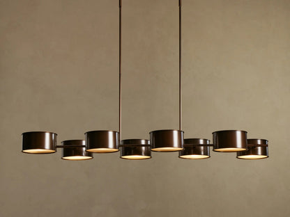 Daphne Linear Metal Light Chandelier — product view 10
