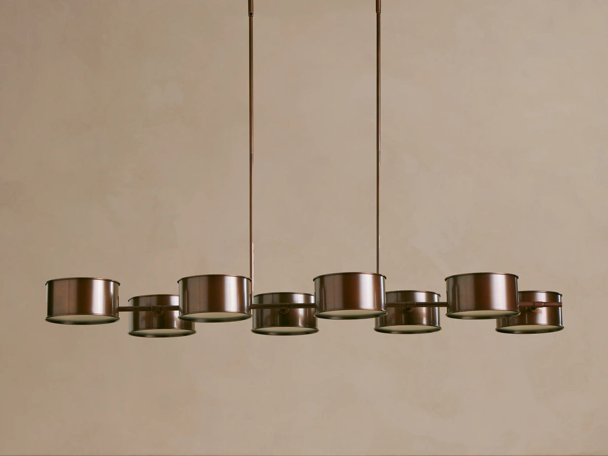 Daphne Linear Metal Light Chandelier — product view 11