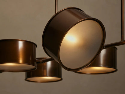 Daphne Linear Metal Light Chandelier — product view 12