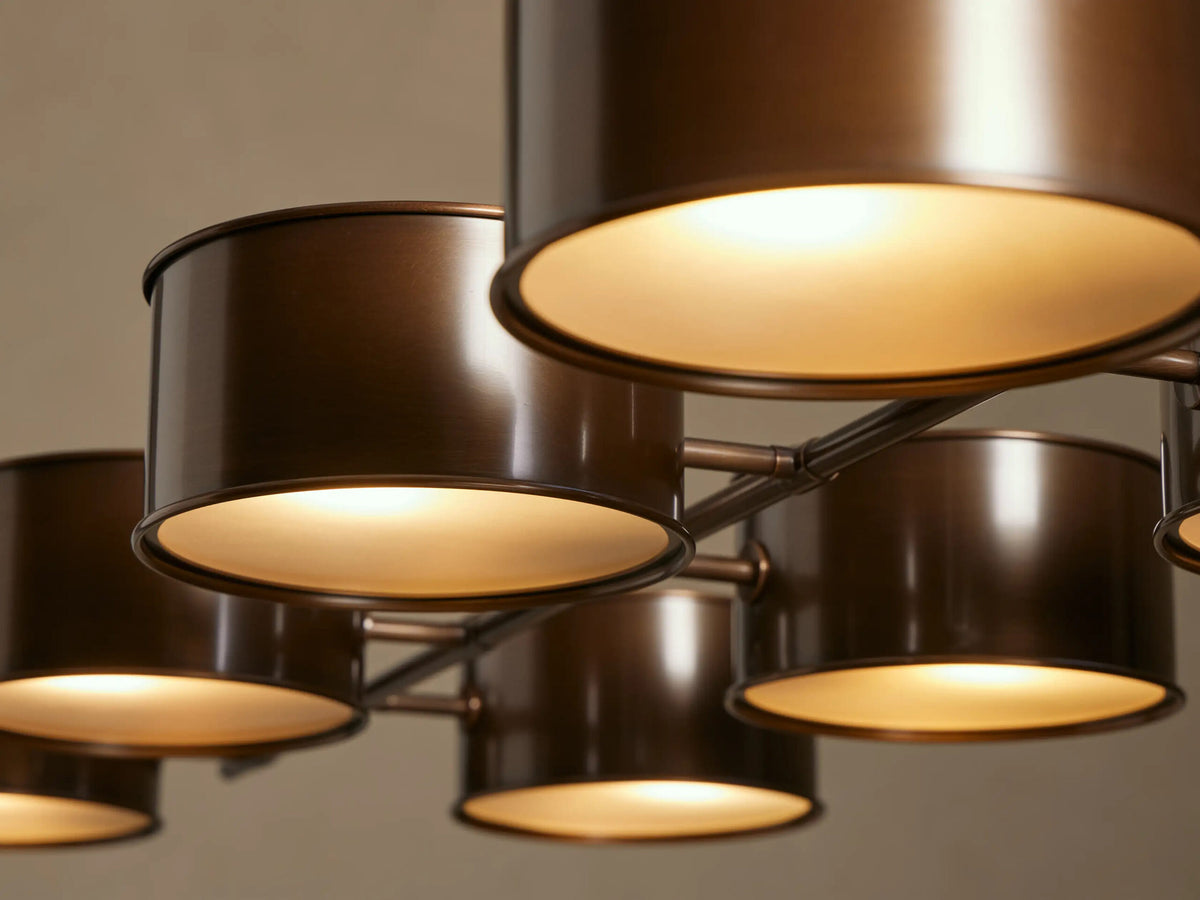 Daphne Linear Metal Light Chandelier — product view 13