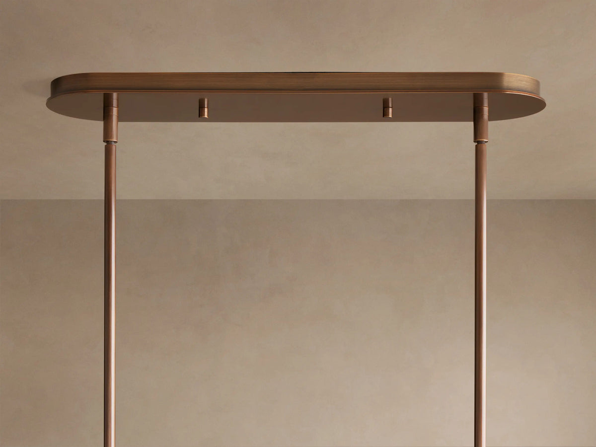 Daphne Linear Metal Light Chandelier — product view 14
