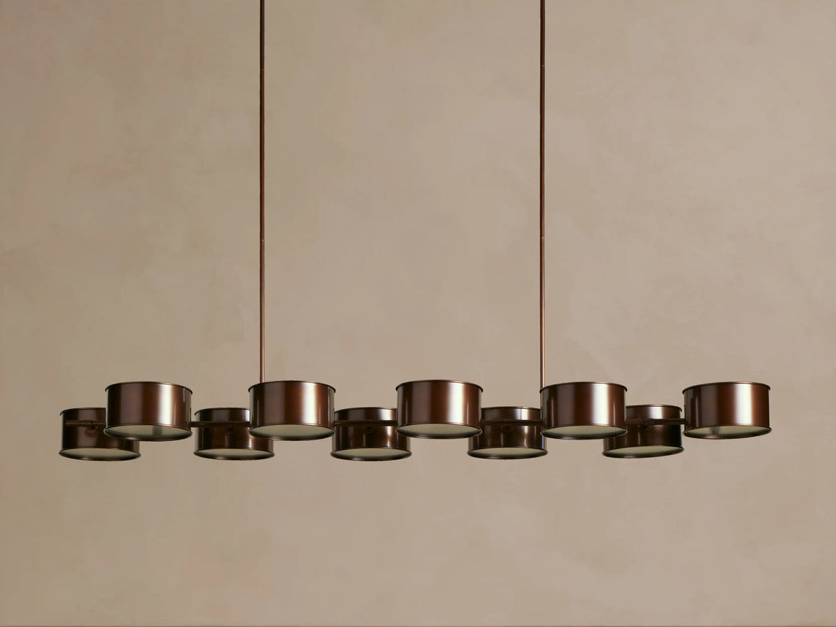Daphne Linear Metal Light Chandelier — product view 16