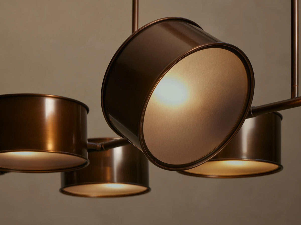 Daphne Linear Metal Light Chandelier — product view 18