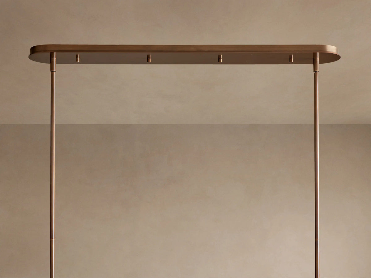 Daphne Linear Metal Light Chandelier — product view 19