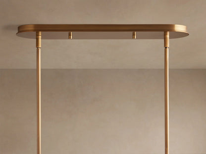 Daphne Linear Metal Light Chandelier — product view 4