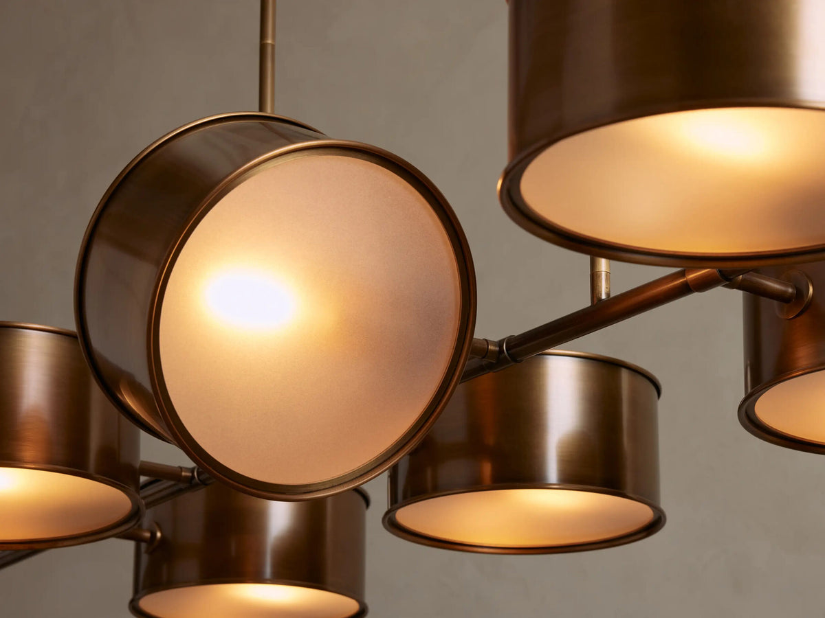 Daphne Linear Metal Light Chandelier — product view 5