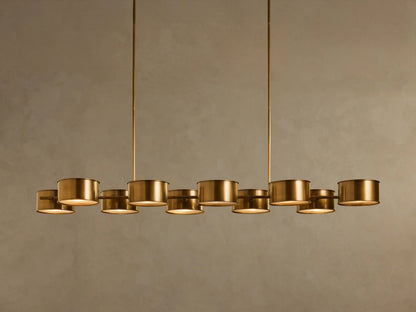 Daphne Linear Metal Light Chandelier — product view 6