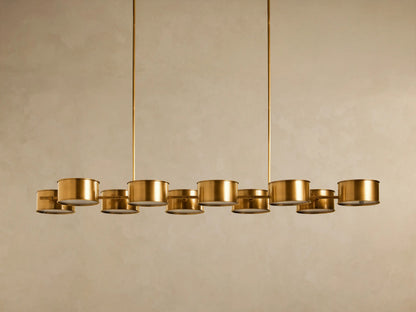 Daphne Linear Metal Light Chandelier — product view 7