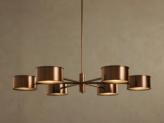 Daphne Round Metal Light Chandelier — product view 1
