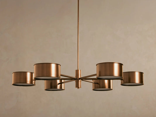 Daphne Round Metal Light Chandelier — product view 2