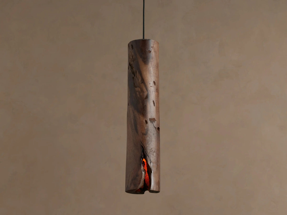 Dedalo Wood Pendant Light — product view 1