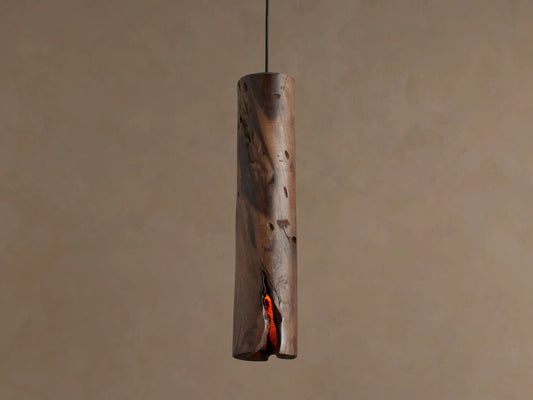 Dedalo Wood Pendant Light — product view 1