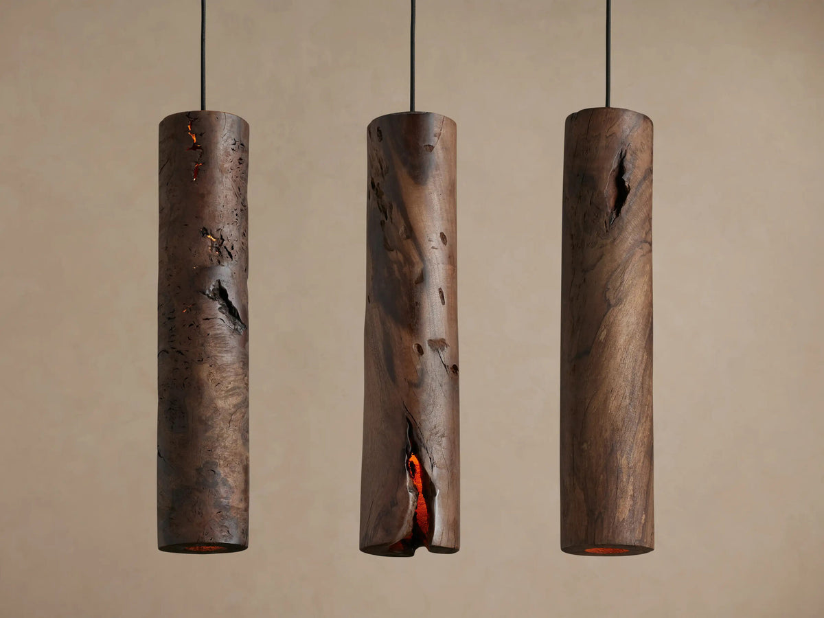 Dedalo Wood Pendant Light — product view 4