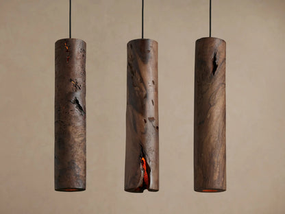 Dedalo Wood Pendant Light — product view 4