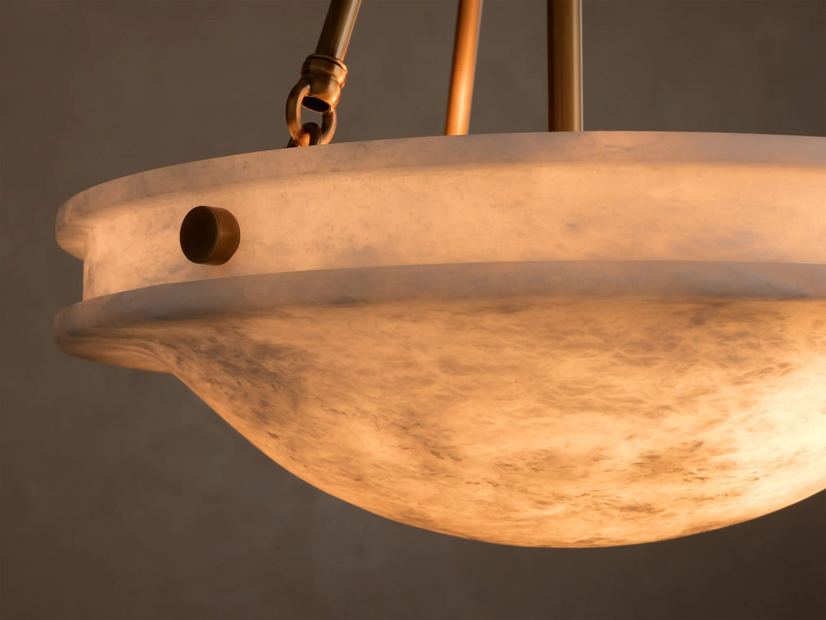 Alabaster Pendant Edith Stone 18 Inch — product view 3
