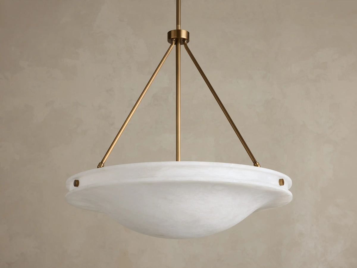 Alabaster Pendant Edith Stone 18 Inch — product view 6