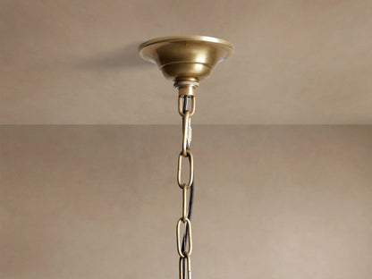 Eliana Brass Lantern Pendant Light — product view 2