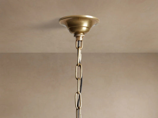Eliana Brass Lantern Pendant Light — product view 2