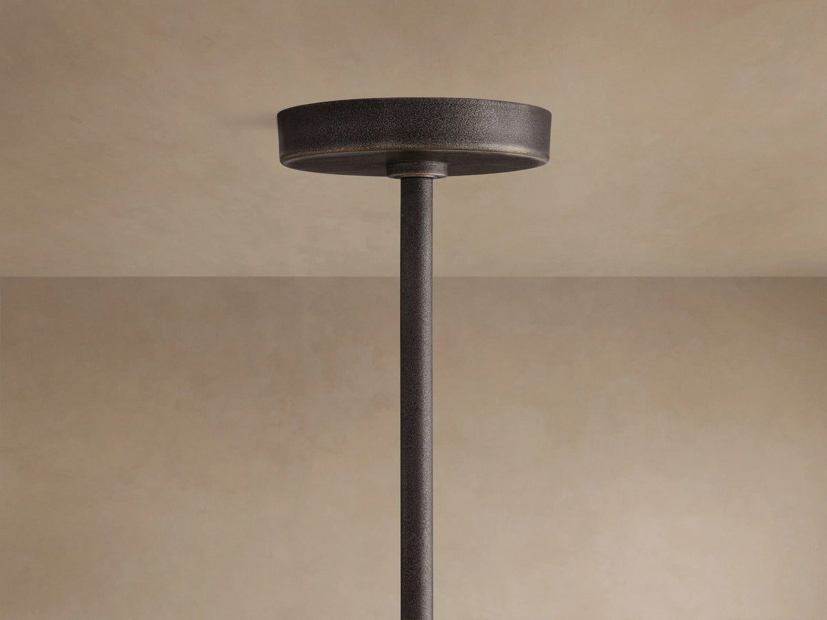 Emmet Brass Chandelier 54 Inch Round Frame — product view 12