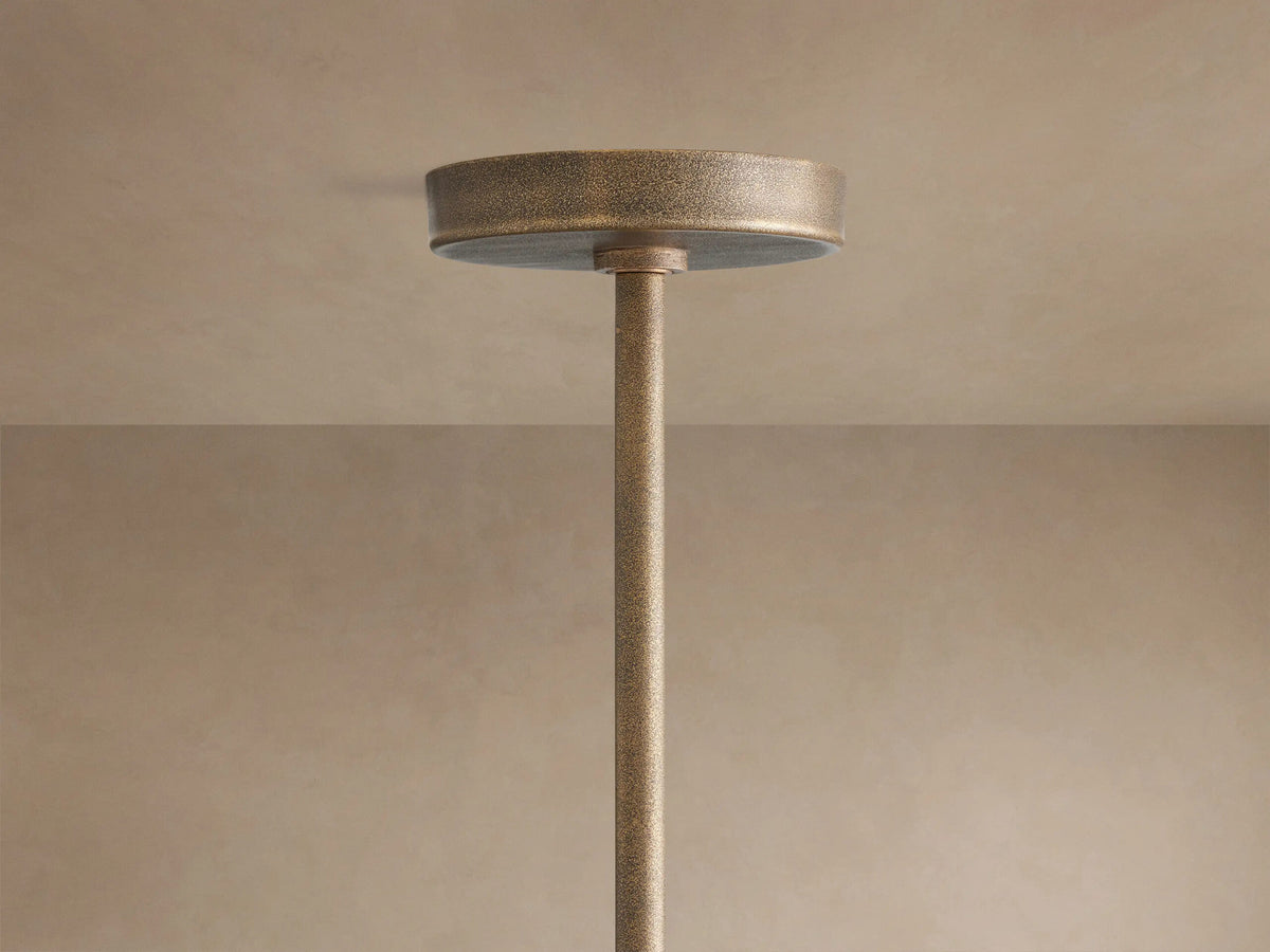 Emmet Brass Chandelier 54 Inch Round Frame — product view 4