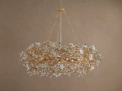 Fiore Crystal Crown Light Chandelier — product view 10