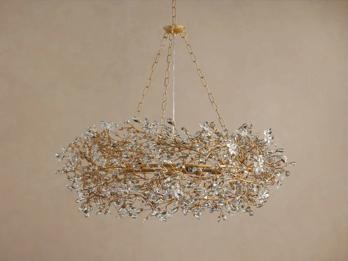 Fiore Crystal Crown Light Chandelier — product view 12
