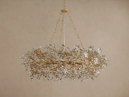 Fiore Crystal Crown Light Chandelier — product view 12