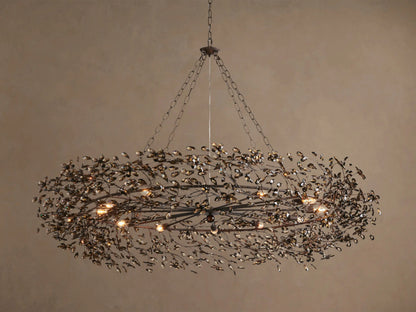 Fiore Crystal Crown Light Chandelier — product view 15